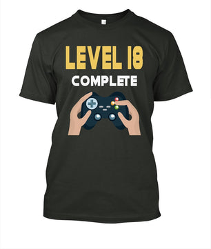 Level 18 Complete Video Gamer Gift T shirt - Lusy Store