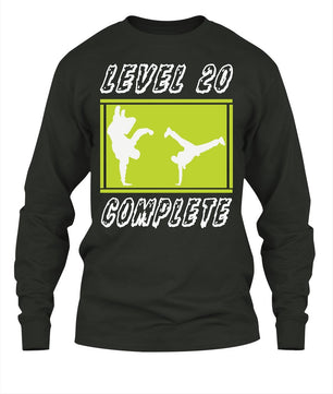Level 20 Complete Tshirts Cotton Long sleeve - Lusy Store