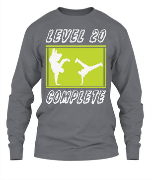 Level 20 Complete Tshirts Cotton Long sleeve - Lusy Store