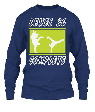Level 20 Complete Tshirts Cotton Long sleeve - Lusy Store