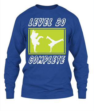 Level 20 Complete Tshirts Cotton Long sleeve - Lusy Store