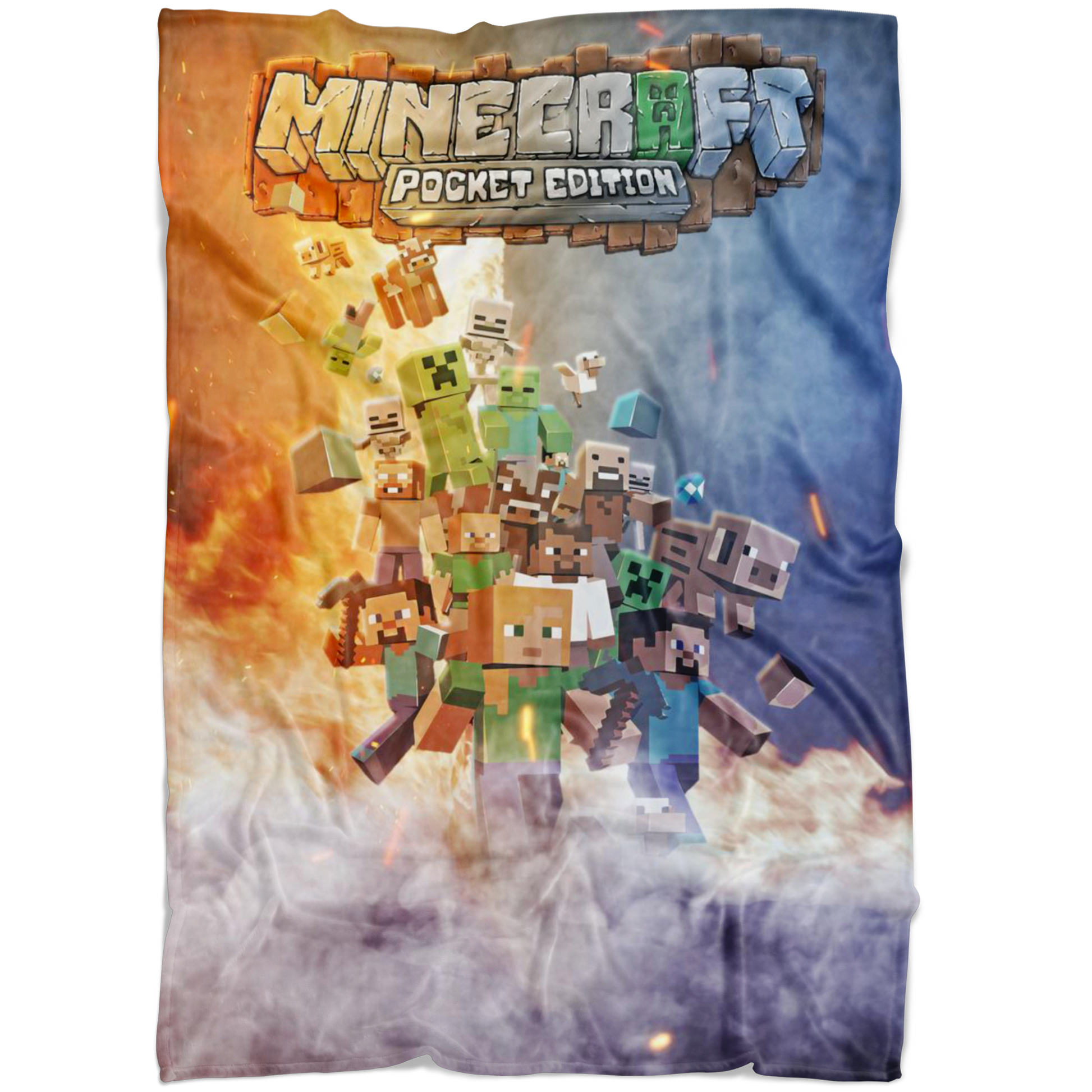 Minecraft Fleece Blanket Champions Colorful Blanket Warm And Super Comfortable Best Gift For Kids - Lusy Store