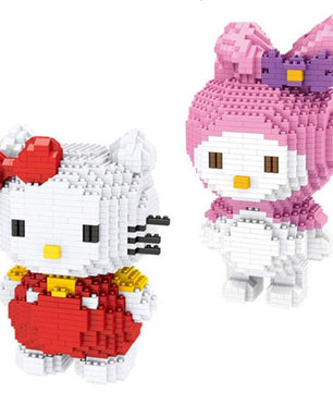Lovely Hello Kitty 2pcs Series Building Blocks Diamond Bricks Toys - Lusy Store