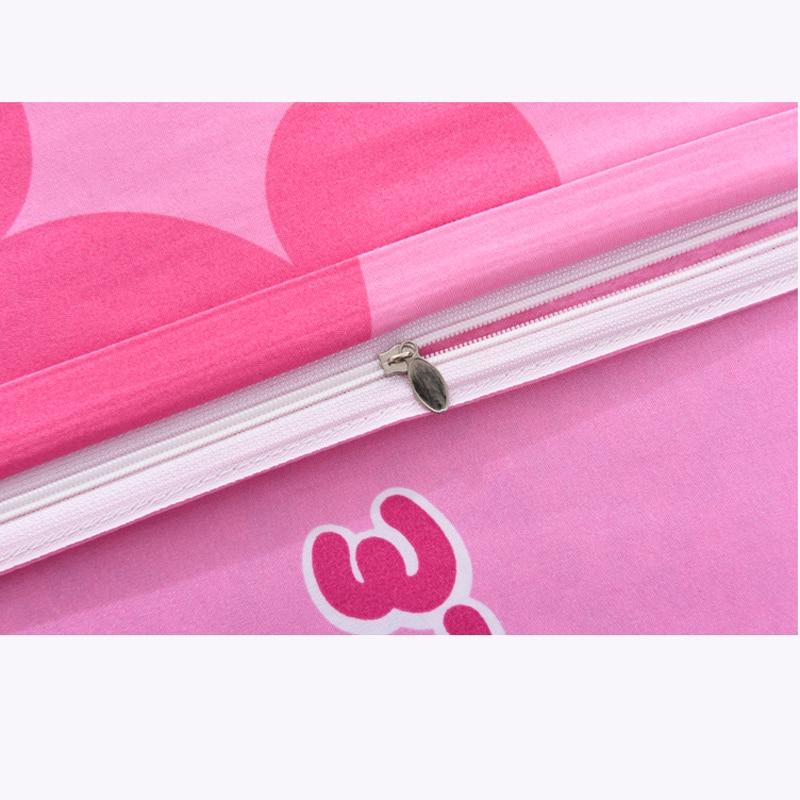 Lovely Pink Adult/kids Minnie Bedding Set Duvet Cover Bed Linen 1.2m.1.5m Bed - Lusy Store