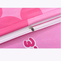 Lovely Pink Adult/kids Minnie Bedding Set Duvet Cover Bed Linen 1.2m.1.5m Bed - Lusy Store