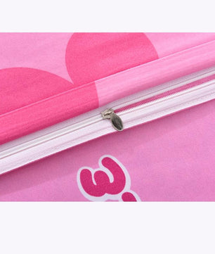 Lovely Pink Adult/kids Minnie Bedding Set Duvet Cover Bed Linen 1.2m.1.5m Bed - Lusy Store