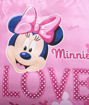Lovely Pink Adult/kids Minnie Bedding Set Duvet Cover Bed Linen 1.2m.1.5m Bed - Lusy Store