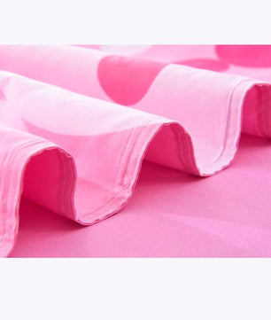 Lovely Pink Adult/kids Minnie Bedding Set Duvet Cover Bed Linen 1.2m.1.5m Bed - Lusy Store
