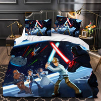 Luke Skywalker Star Wars Bedding Duvet Covers Comforter Set Quilted Blanket Bedlinen LS22711 - Lusy Store