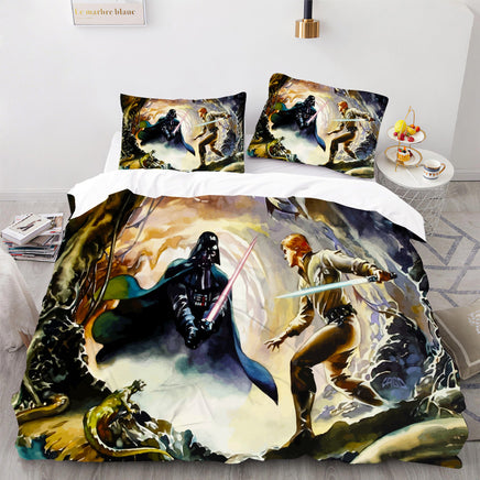 Luke Skywalker Star Wars Bedding Duvet Covers Comforter Set Quilted Blanket Bedlinen LS22713 - Lusy Store