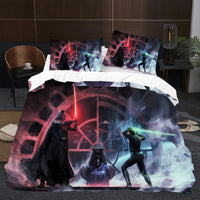 Luke Skywalker Star Wars Bedding Duvet Covers Comforter Set Quilted Blanket Bedlinen LS22714 - Lusy Store