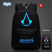 Lumious Assassins Creed backpack school backpacks for teenagers Oxford - Lusy Store