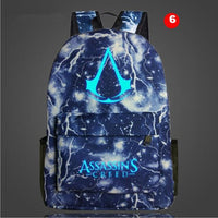 Lumious Assassins Creed backpack school backpacks for teenagers Oxford - Lusy Store