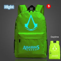 Lumious Assassins Creed backpack school backpacks for teenagers Oxford - Lusy Store