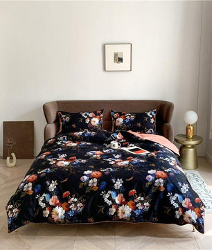 Luxury Bedding Sets 3D Egyptian Cotton Flamingo Leaf - Lusy Store