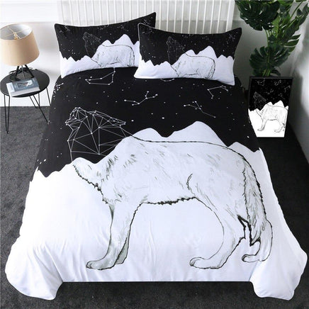 Luxury Bedding Sets 3D Wolf Mountain Bed Set US Twin Full Queen King Size - Lusy Store