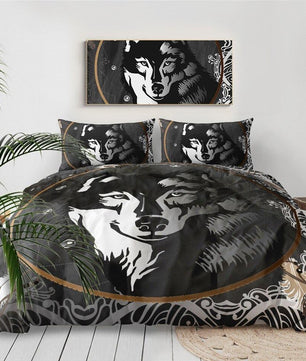 Luxury Bedding Sets 3D Wolf Mountain Bed Set US Twin Full Queen King Size - Lusy Store