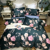Luxury Bedding Sets Egyptian Cotton Yellow Bedding Sets Birds Flowers - Lusy Store