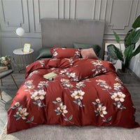 Luxury Bedding Sets Egyptian Cotton Yellow Bedding Sets Birds Flowers - Lusy Store