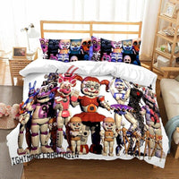 Luxury Bedding Sets Five Nights At Freddy's 3D Children Cartoon Queen King Size - Lusy Store