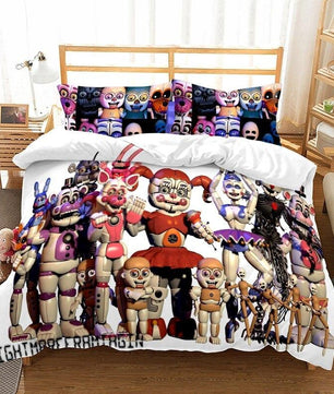 Luxury Bedding Sets Five Nights At Freddy's 3D Children Cartoon Queen King Size - Lusy Store