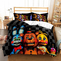 Luxury Bedding Sets Five Nights At Freddy's 3D Children Cartoon Queen King Size - Lusy Store