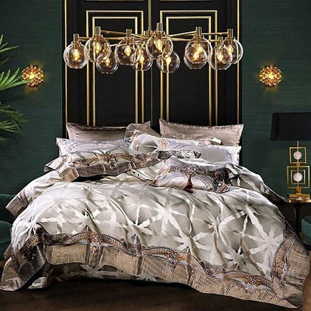 Luxury Bedding Sets Satin Cotton Royal Wedding Bedspread 800TC - Lusy Store