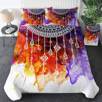 Luxury Bedding Sets Watercolor Dreamcatcher Blue Bedding Sets For Adult Kids - Lusy Store
