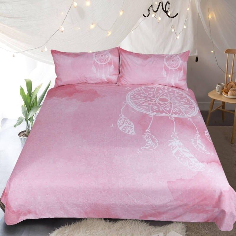Luxury Bedding Sets Watercolor Dreamcatcher Blue Bedding Sets For Adult Kids - Lusy Store