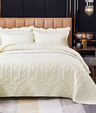 Luxury Nordic Decorative Coverlet Quilted Bedspread Bed Cover LS961 - Lusy Store