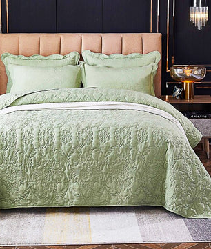 Luxury Nordic Decorative Coverlet Quilted Bedspread Bed Cover LS961 - Lusy Store