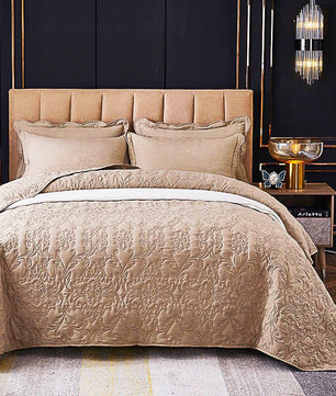 Luxury Nordic Decorative Coverlet Quilted Bedspread Bed Cover LS961 - Lusy Store