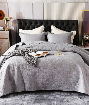 Luxury Nordic Decorative Coverlet Quilted Bedspread Bed Cover LS961 - Lusy Store