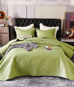Luxury Nordic Decorative Coverlet Quilted Bedspread Bed Cover LS961 - Lusy Store