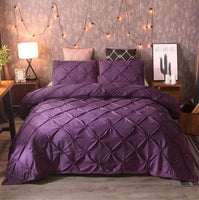 Luxury Pinch Pleat Bedding Sets Duvet Cover Bed Sheet Kids Bedding Sets Twin/Full/Queen/King size - Lusy Store