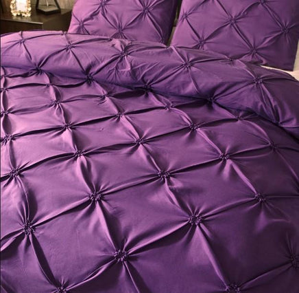 Luxury Pinch Pleat Bedding Sets Duvet Cover Bed Sheet Kids Bedding Sets Twin/Full/Queen/King size - Lusy Store