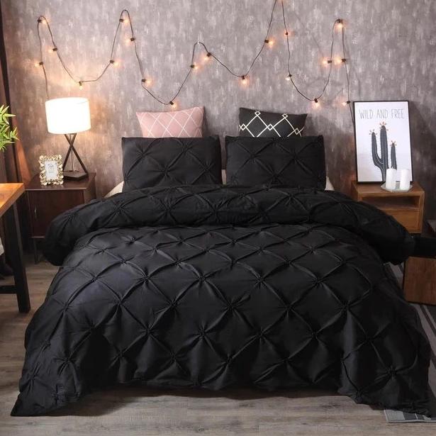 Luxury Pinch Pleat Bedding Sets Duvet Cover Bed Sheet Kids Bedding Sets Twin/Full/Queen/King size - Lusy Store