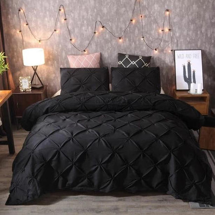 Luxury Pinch Pleat Bedding Sets Duvet Cover Bed Sheet Kids Bedding Sets Twin/Full/Queen/King size - Lusy Store