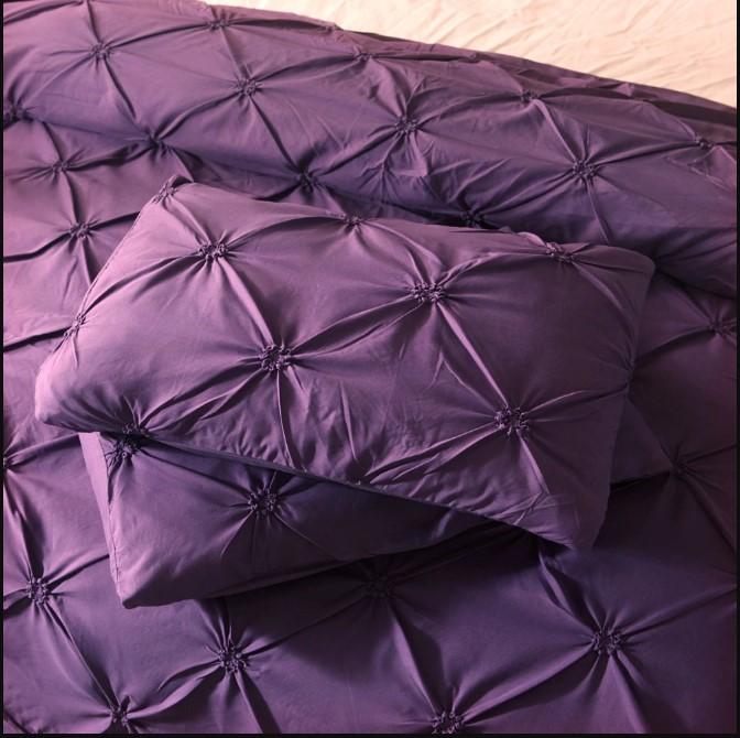 Luxury Pinch Pleat Bedding Sets Duvet Cover Bed Sheet Kids Bedding Sets Twin/Full/Queen/King size - Lusy Store