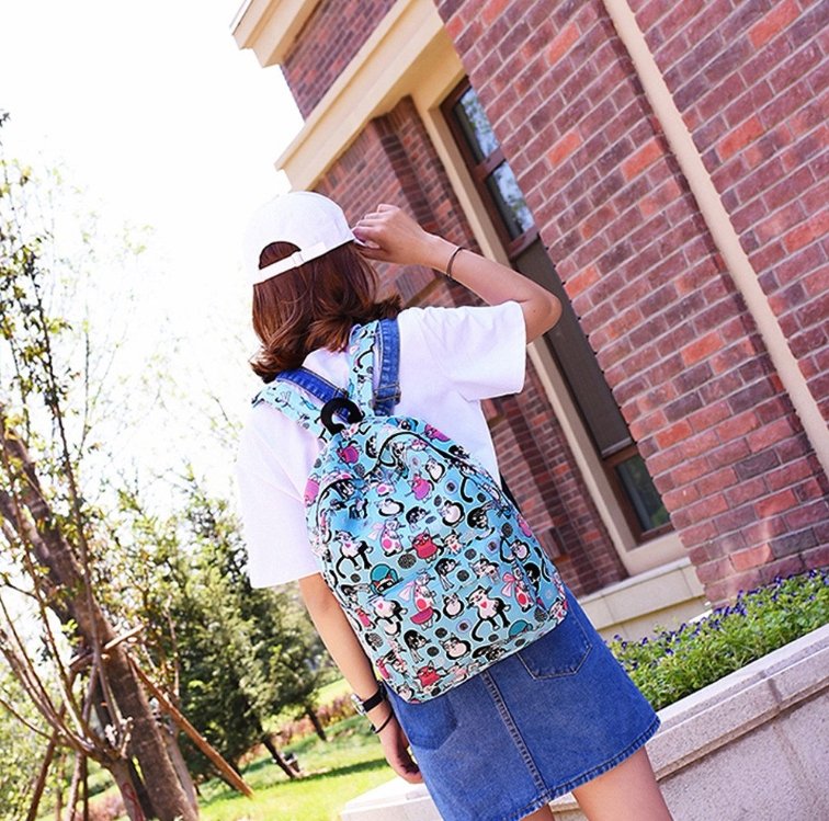Luxury Women Backpacks Nylon for Teenage Girls - Lusy Store