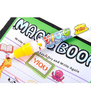 Magic Water Drawing Book Coloring Book Doodle Magic Pen Animals - Lusy Store