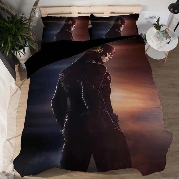 Marvel Avengers Alliance 3D Bedding Sets Iron Man The Flash Duvet Cover Bed Sheet Kids Bedding Sets - Lusy Store