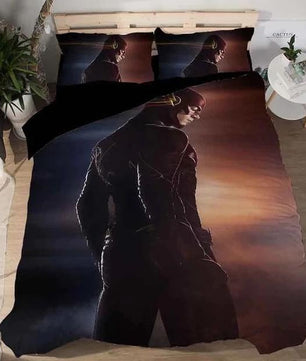 Marvel Avengers Alliance 3D Bedding Sets Iron Man The Flash Duvet Cover Bed Sheet Kids Bedding Sets - Lusy Store