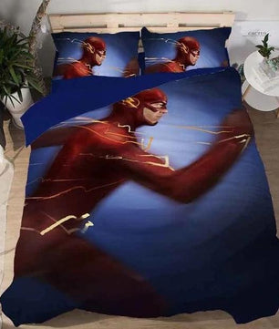 Marvel Avengers Alliance 3D Bedding Sets Iron Man The Flash Duvet Cover Bed Sheet Kids Bedding Sets - Lusy Store