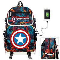 Marvel Backpacks Super Backpack USB Charging Backpacks for School B79 - Lusy Store