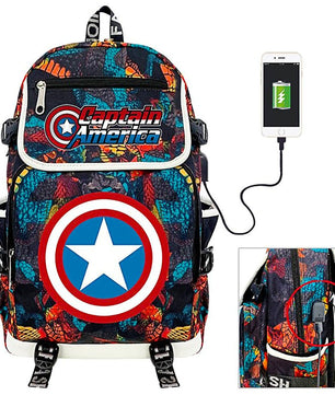 Marvel Backpacks Super Backpack USB Charging Backpacks for School B79 - Lusy Store