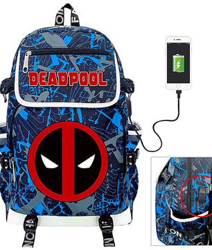 Marvel Backpacks Super Backpack USB Charging Backpacks for School B79 - Lusy Store