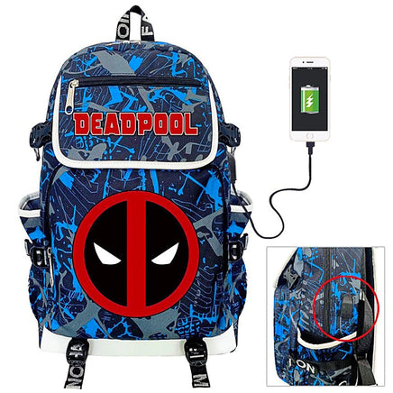 Marvel Backpacks Super Backpack USB Charging Backpacks for School B79 - Lusy Store