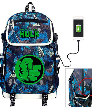 Marvel Backpacks Super Backpack USB Charging Backpacks for School B79 - Lusy Store