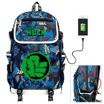 Marvel Backpacks Super Backpack USB Charging Backpacks for School B79 - Lusy Store